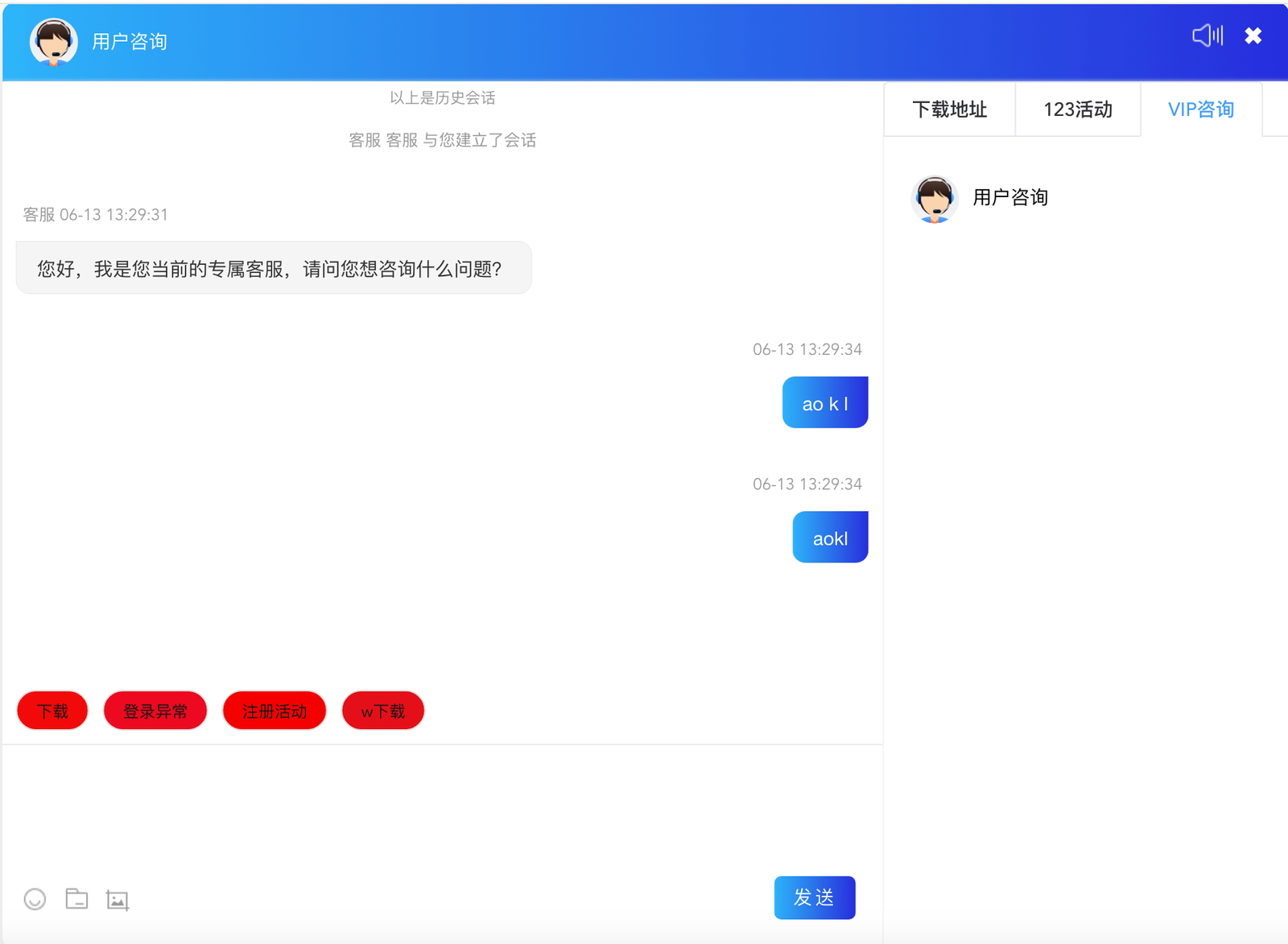 007 客服系统 软件界面全景图